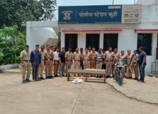 पोलीस स्टेशन कुही हद्दीत दारू तस्करावर कुही पोलीसांची धडक कारवाई