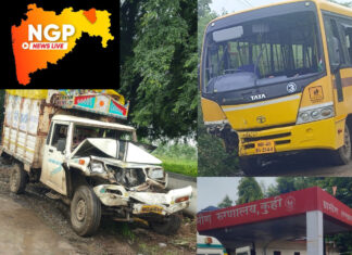 स्कूल बस- पिकअप ची समोरासमोर धडक ; २८ शेतमजूर महिला जखमी