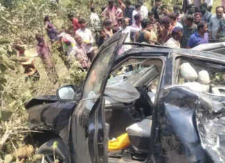 बुटीबोरी; उड्डाणपुलावरून कार कोसळून भीषण अपघात, एकाचा मृत्यू