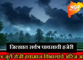 Nagpur Rain Update: जिल्ह्यात पाणीच पाणी ; ७ व ८ जुलै रोजी हवामान विभागाचे ऑरेंज अलर्ट