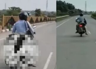 टू-व्हीलरवर बायकोची बॉडी बांधून घेऊन निघालेला पती : कारण ऐकून तुमचंही मन हेलावेल , व्हिडिओ तुफान व्हायरल