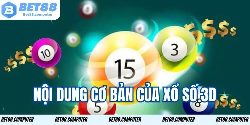 Xổ Số 3D Bet88 - Khám Phá Tỷ Lệ Trúng Thưởng Hấp Dẫn 1 Những nội dung cần nắm về xổ số 3D