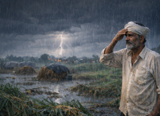 राज्यावर अवकाळी पावसाचे संकट गडद ; नागपूर, भंडारा येथे पहाटे अवकाळी पावसाची हजेरी, शेतकरी चिंतेत