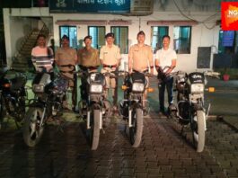 मोटार सायकल चोरी करणाऱ्या टोळीवर कुही पोलिसांची कारवाई : ३ आरोपी अटकेत ; ३.२० लाखांचा मुद्देमाल जप्त