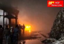 कुही – आंभोरा मुख्य मार्गावरील कल्पना जिनिंगला भीषण आग ; करोडोंचे नुकसान