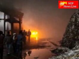 कुही – आंभोरा मुख्य मार्गावरील कल्पना जिनिंगला भीषण आग ; करोडोंचे नुकसान