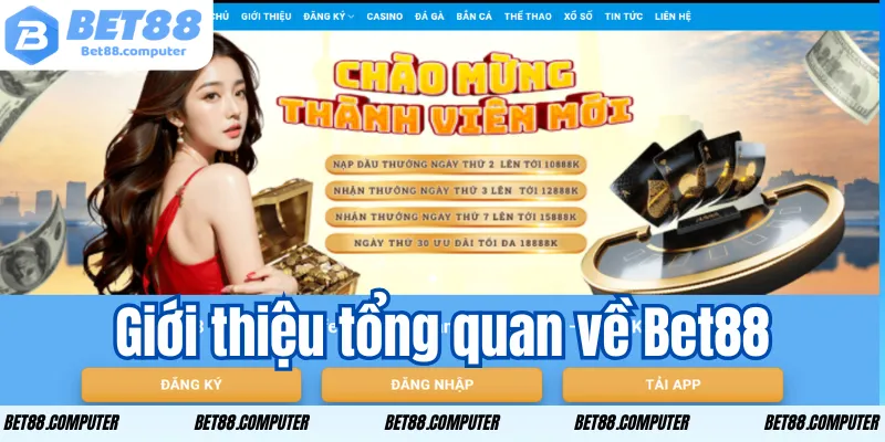 Giới thiệu Bet88 – Trải Nghiệm Giải Trí Đỉnh Cao Trực Tuyến 1 Giới thiệu tổng quan về Bet88